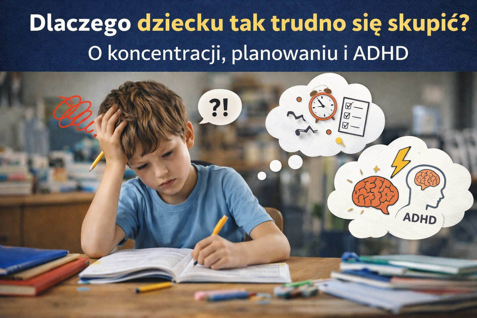 Dlaczego dziecku tak trudno się skupić?